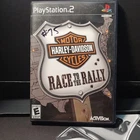 Harley-Davidson Race to the Rally PS2 Racing Game Activision Manual Included