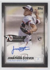2021 Topps 70 Years of Baseball Series 2 Black 60/199 Jonathan Stiever Auto 01xd