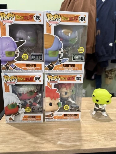 Dragon Ball Z Ginyu Force Set of 5 Funko POP! EE Exclusive Glow in the Dark