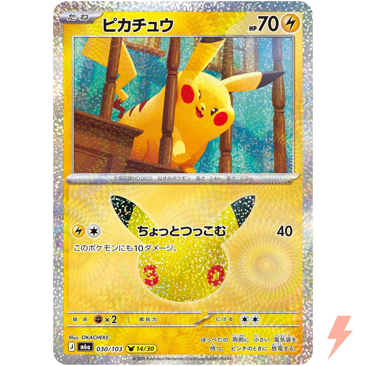 Pikachu Pokémon TCG Nintendo Japanese Individual Collectible Card