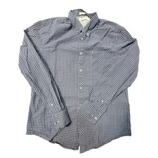 EUC Ben Sherman Blue Classic Gingham Check Button Down Shirt Men Large MSRP 85