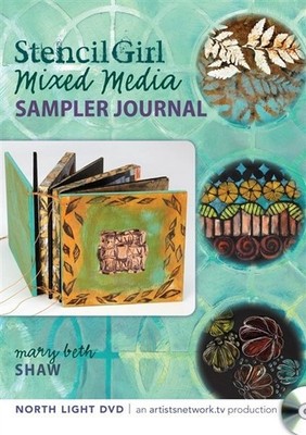 Stencil Girl Mixed Media Sampler Journal with Mary Beth Shaw - DVD