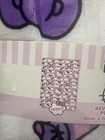 New Hello Kitty Pink & Purple Bow Striped Reversible Coco Plush Throw Blanket — photo 2