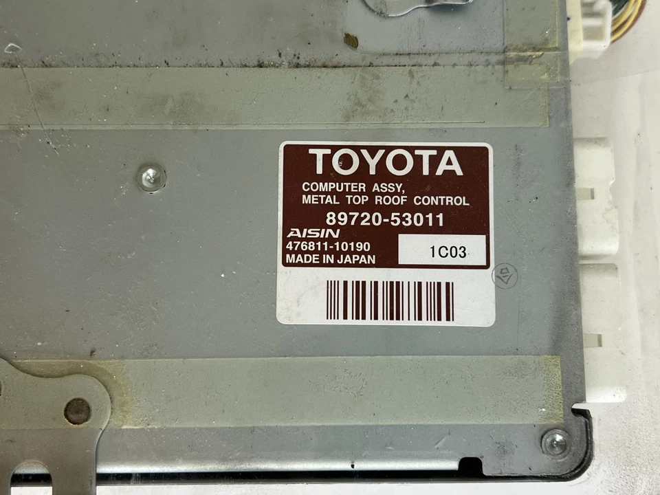 2011 LEXUS IS250C TOP ROOF CONTROL MODULE 89720-53011 OEM - Imagen 2 de 4