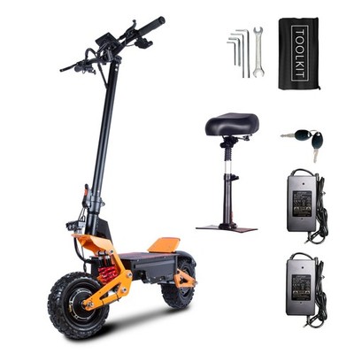 Dual motoroff road electric scooter 52 mph fast full suspension LONG RANGE