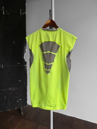 Nike Pro Combat Compression Hypercool Herren Aktiv Training Tank Top Neon L/XL - Bild 2 von 6