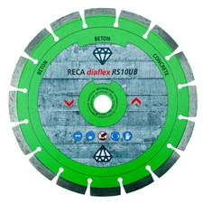 RECA Diaflex Diamond Cutting Disc 230mm Laser Welded Stone Concrete Universal