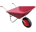 Red Wheelbarrow 85L with pneumatic wheel 85 litre Gardening mucking out barrow