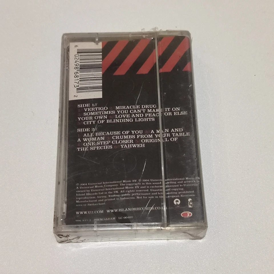 u2 - How to Dismantle an Atomic Bomb 2004 original indonesia tapes brand new - Image 2 of 4