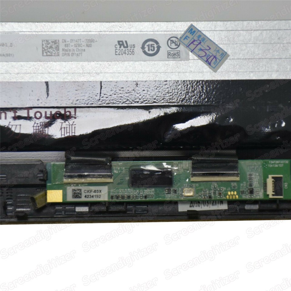 LCDOLED Replacement For Dell Inspiron 13 7373 I7373 P83G P83G001 Touch (Not For 7370 I7370) 13.3 Inches FullHD 1920x1080 IPS LED LCD Display Touch Screen Digitizer Assembly Bezel With ControlBoard - View #14
