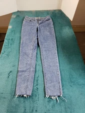 Levis 721 Jeans Sz 25 Womens Blue Pants Stretch Ladies Denim High Rise Skinny