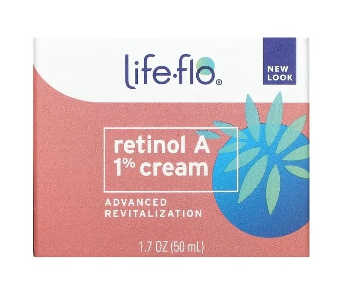 Life-flo, Retinol A 1%, Crema Revitalizadora Avanzada, 1.7 oz (50 ml) Foto 2 de 4
