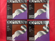 4 x 100 Authentic Dominant Viola String 4/4 Set 15 -16.5" Medium