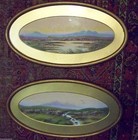 LATE VICTORIAN or EDWARDIAN ERA PASTORAL WATERCOLOR IMPRESSIONISTIC PAINTING SET