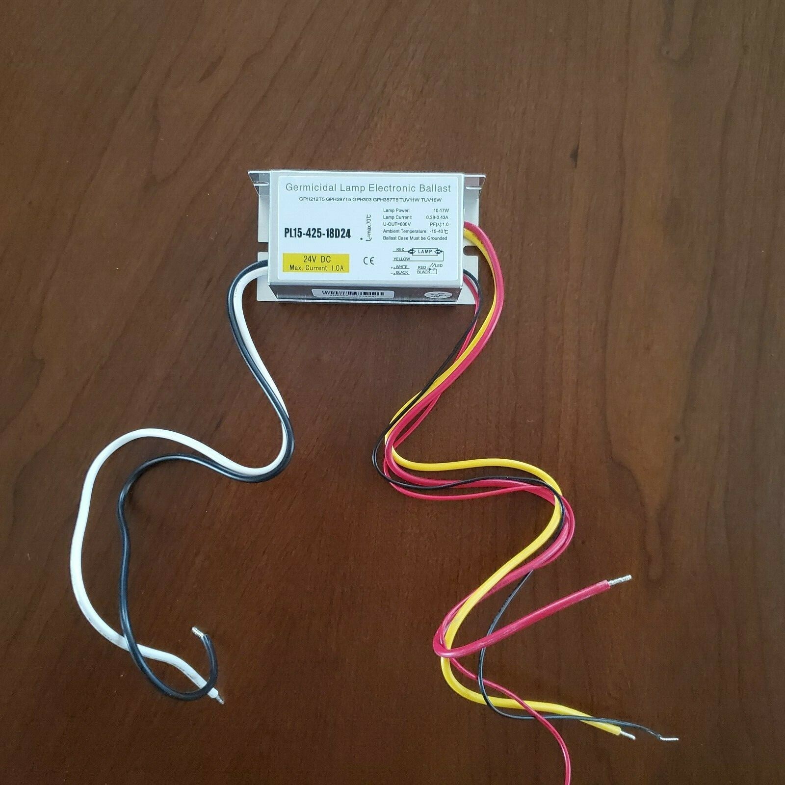 RW12-425-18 RW12-180-10 230V 8W 16W UV Germicidal Lamp Electronic Ballast