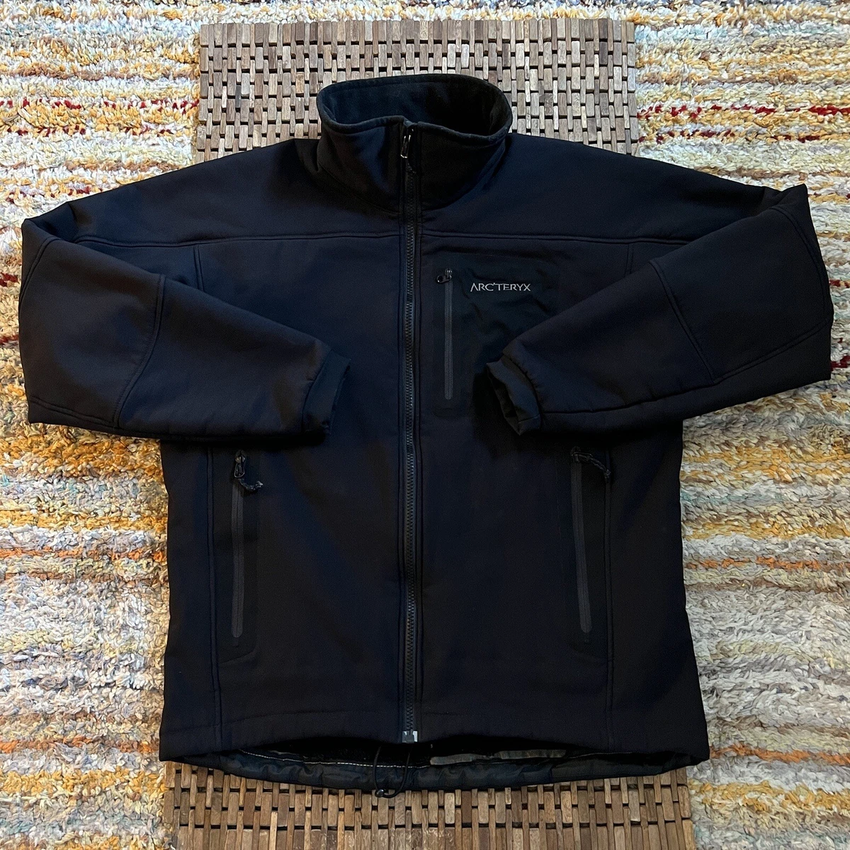 Arc'teryx Arcteryx Easy Rider Full Zip Fleece Lined Jacket Black Men’s Medium M