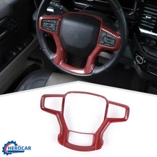 Front Steering Wheel Cover Trim Overlay For Chevy Silverado /Suburban /Tahoe 21+