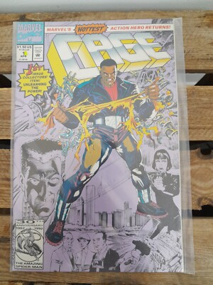 CAGE #1 Marvel Comics 1992 Comic Book BAGGED AND BOARDED