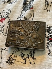 Brass Coca-Cola Belt Buckle Refreshing And Delicious Lewis Buckles Atlanta GA