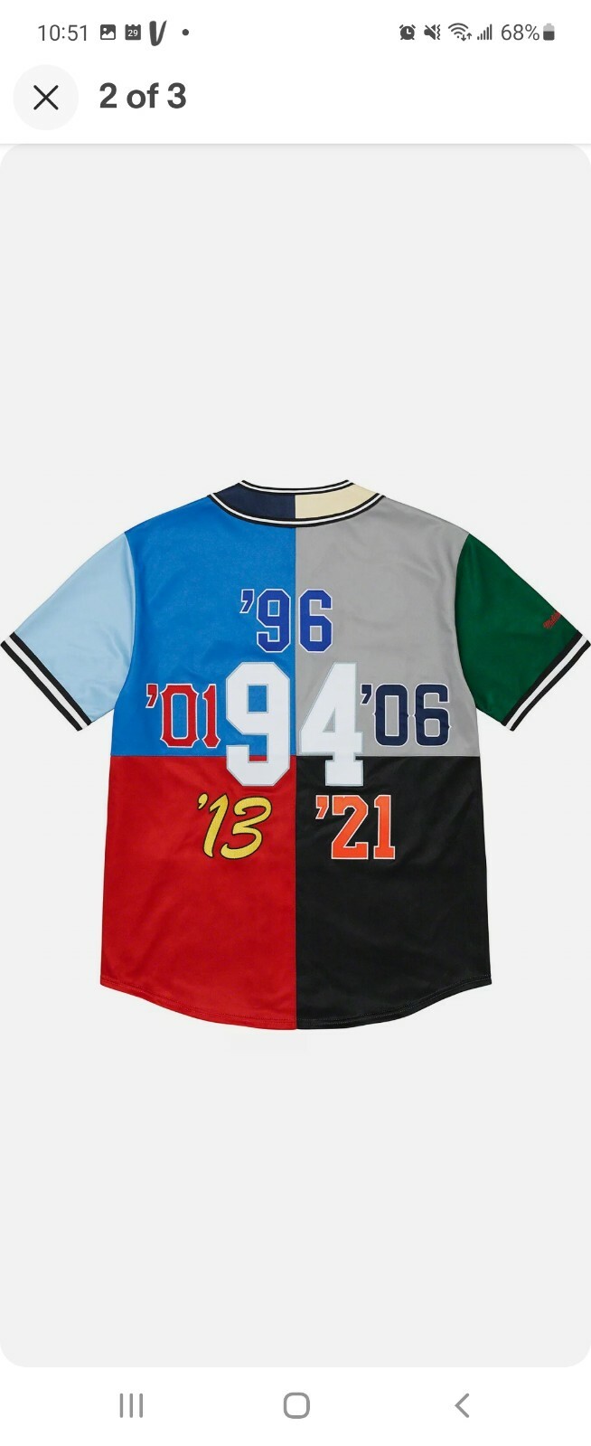 Supreme®/Mitchell & Ness® Patchwork Baseball Jersey - Fall/Winter 2021  Preview – Supreme