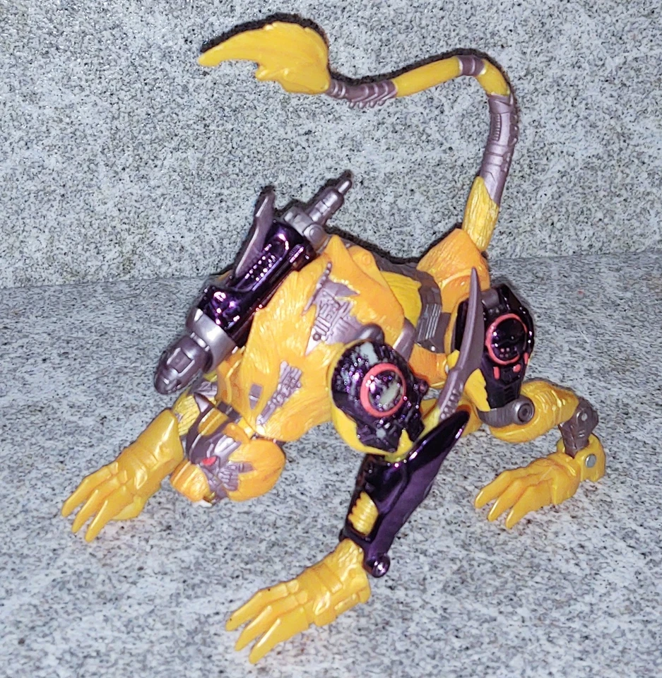 Figura Completa De Colección Transformers Beast Wars Transmetals 2 Cheetor  Foto 3 de 4
