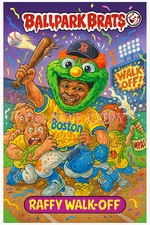Ceddanne Rafaela as "Raffy Walk-Off" - BALLPARK BRATS Parody Art Card Red Sox