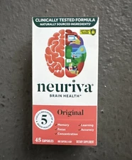 Neuriva Original Brain Health Supplement Capsules, 45 Count