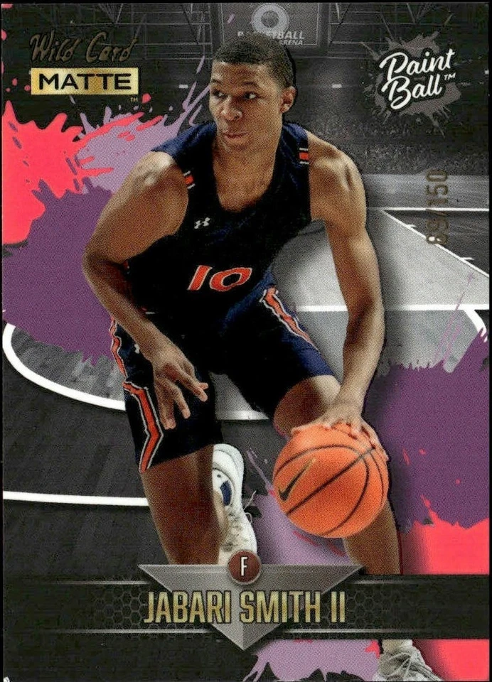 White-Purple Splatter