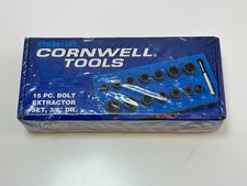 New Cornwell Tools Ctgbe15st 15 Piece 38 Drive Bolt Extractor Set Sealed