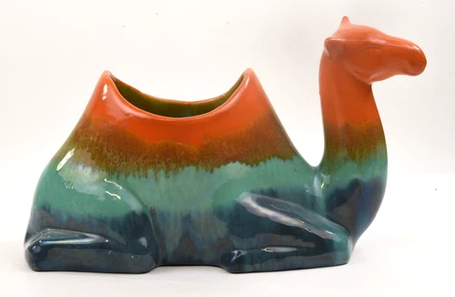 Stangl Pottery Large Camel Planter, Sunburst Glaze, Shape 1773