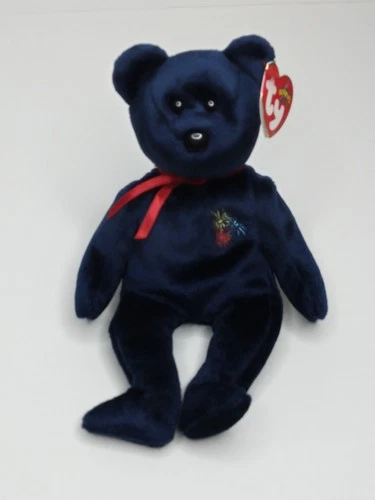 Ty Beanie Babie Sparks Bear UK Exclusive 2003 VTG