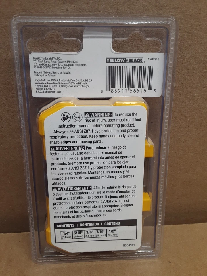 DeWalt 5 Pc. Magnetic Nut Driver Set DWADND-5 - Image 4 of 4