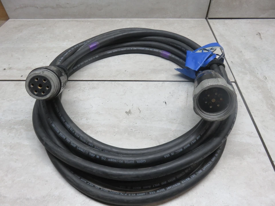 23' Socapex 7 Pin Inline Stage Connector Male/ Female Amphenol Brand - Image 2 of 4