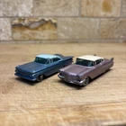 Vintage 1961 Matchbox Lesney No.27 Diecast Cadillac And No.57b Chevrolet Impala