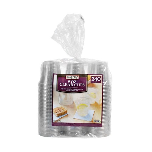 Member's Mark Clear Plastic Cups (9 Ounce, 264 Count) - Foto 3 di 3