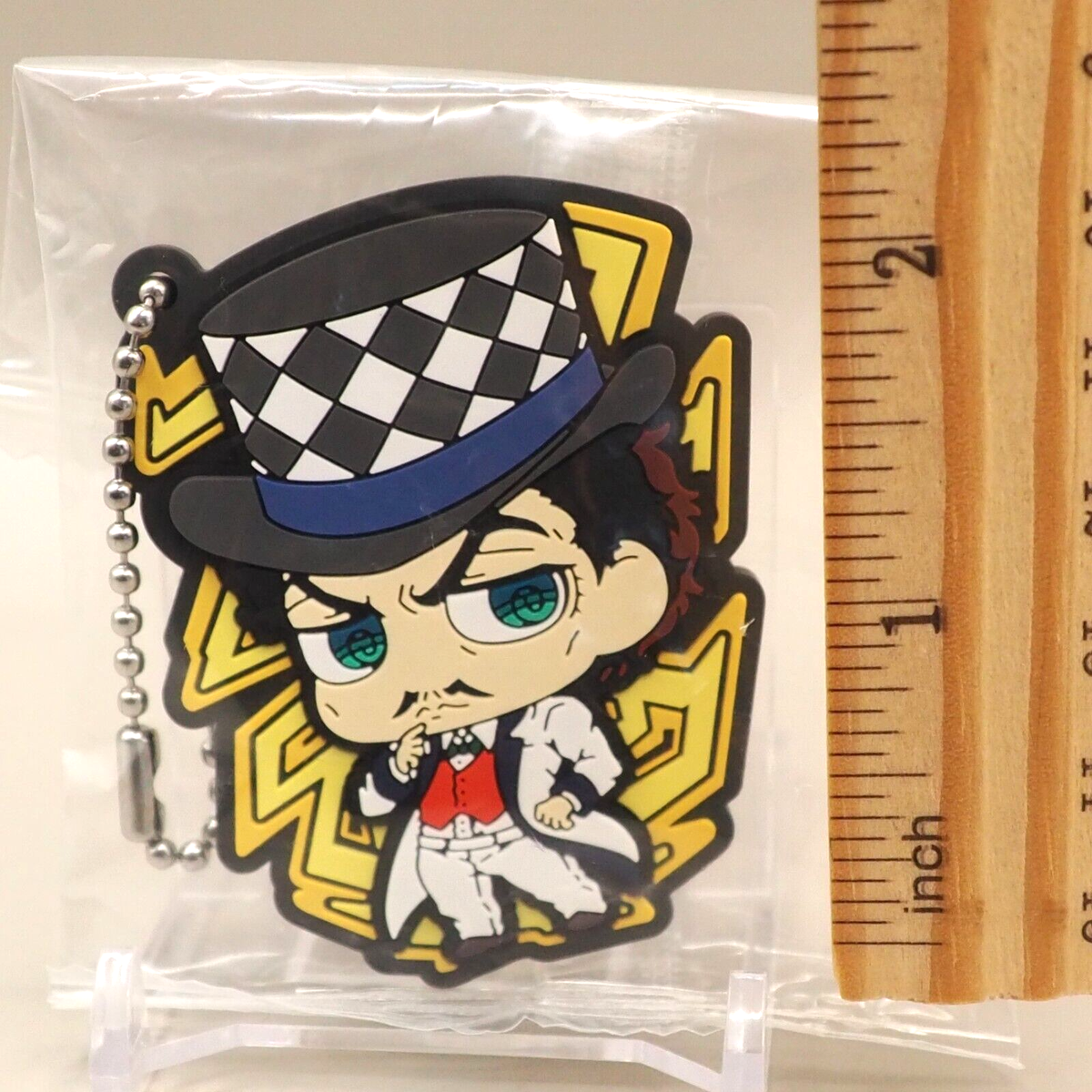 Ru.アクセサリーちゃっぴーさま Will A. Zeppeli JoJo's Bizarre Adventure Rubber Mascot Keychain