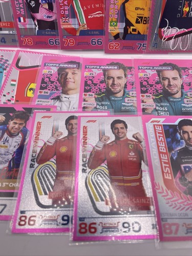 Topps F1 Turbo Attax 2024 - Pink Parallel 15 Card Bundle - Picture 5 of 6
