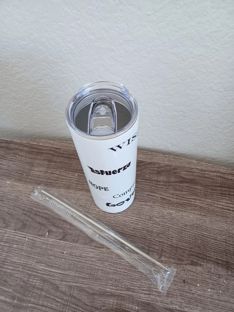 Tumbler with unique Design.