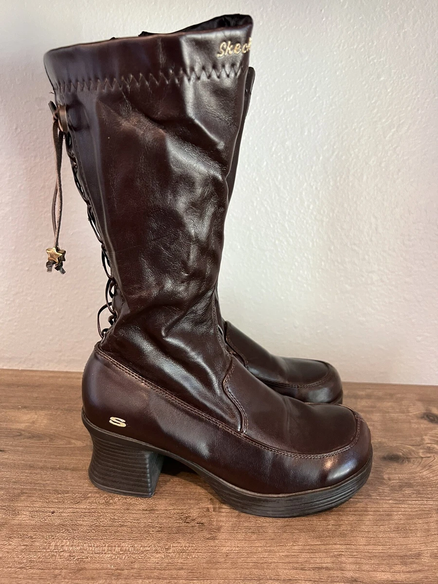 Skechers hotsell platform boots