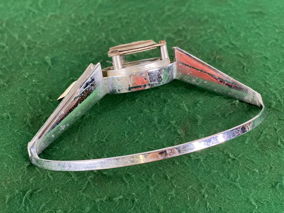 Pontiac Catalina Star Chief 1963 volante bocina anillo cromo 544951 OEM Foto 3 de 4