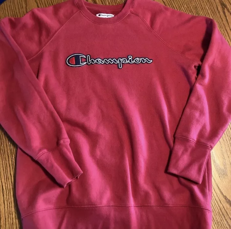 Champion sweatshirt medium cranberry red
