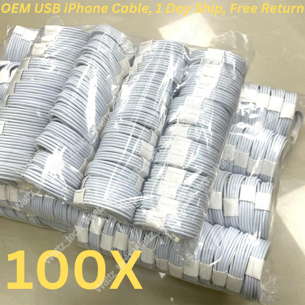 Wholesale 100X USB Fast Charger Cable For iPhone USB Cable XS XR 11 12 13 14 Pro