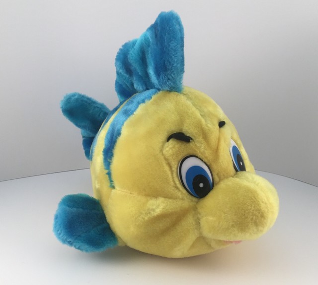 Disney Little Mermaid - Flounder Plush Toy - 13â | eBay
