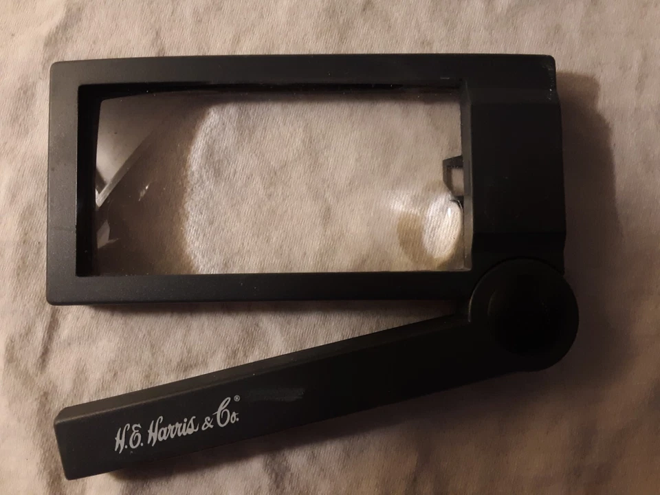 Складная лупа Бесплатная доставка с света 2 x 6 x Harris Whitman 2 «x 4» новый в коробке - Изображение 2 из 4