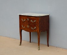 Comò cassettone st.Luigi XV lastronato mogano/palissandro, metà ‘800 – L 77 cm!