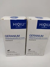 2 HIQILI Pure Essential Oil Geranium 3.38oz/100ml Aromatherapy Oils EXP 07/2027