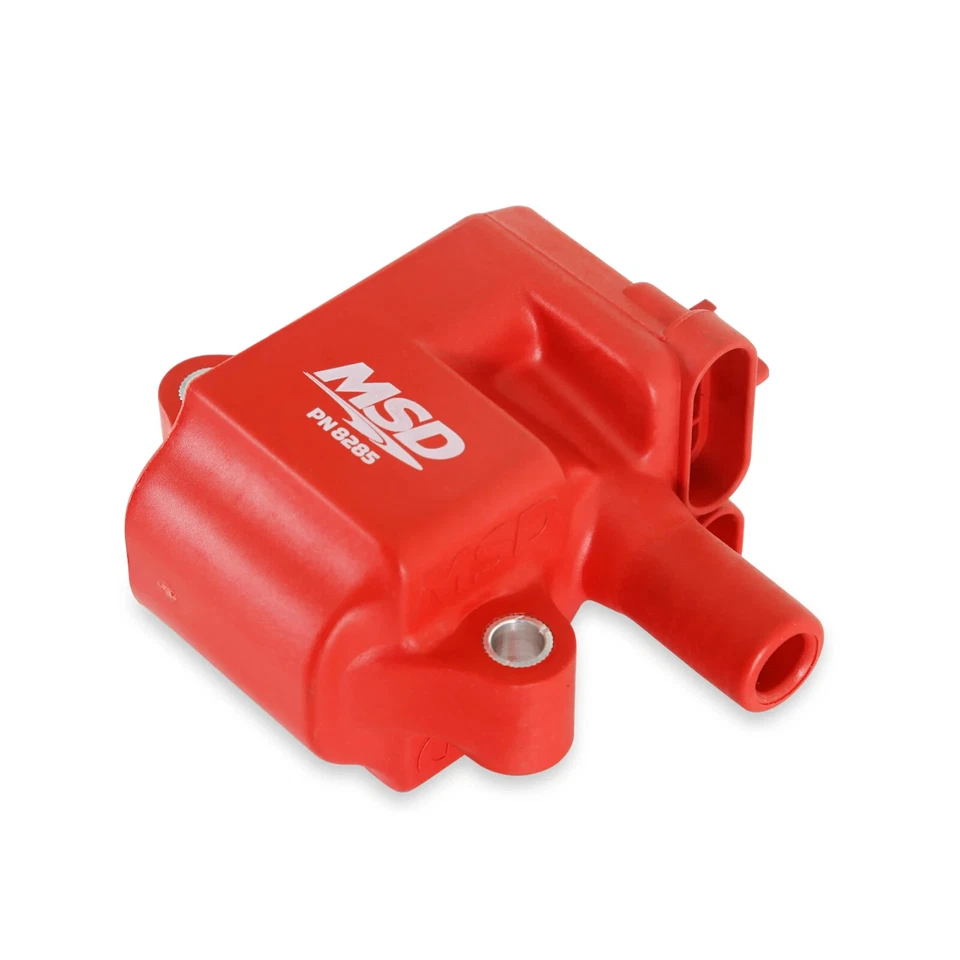 Красная катушка зажигания MSD Pro Power Series упаковка 8 штук подходит для Chevrolet Corvette 1997-2004 годов выпуска - Изображение 4 из 4