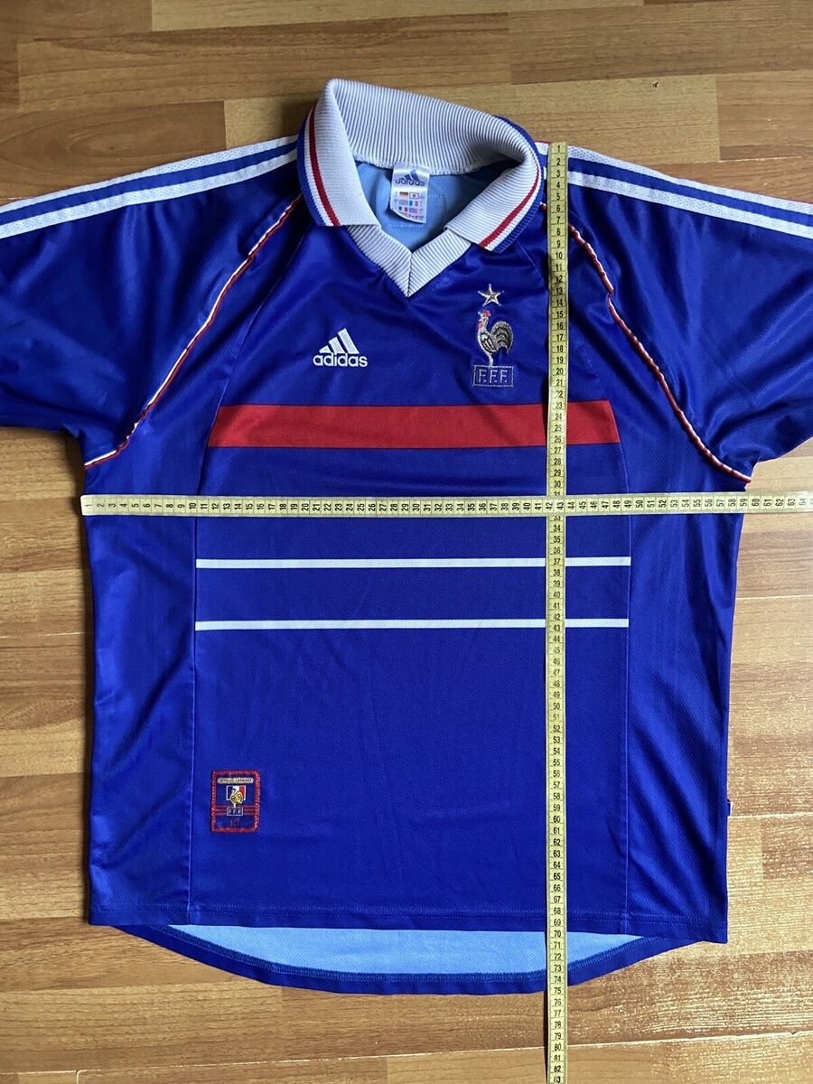 FRANCE 1998 1999 2000 HOME FOOTBALL SHIRT SOCCER JERSEY FRANCE 1998 1999 2000 HOME FOOTBALL SHIRT SOCCER JERSEY