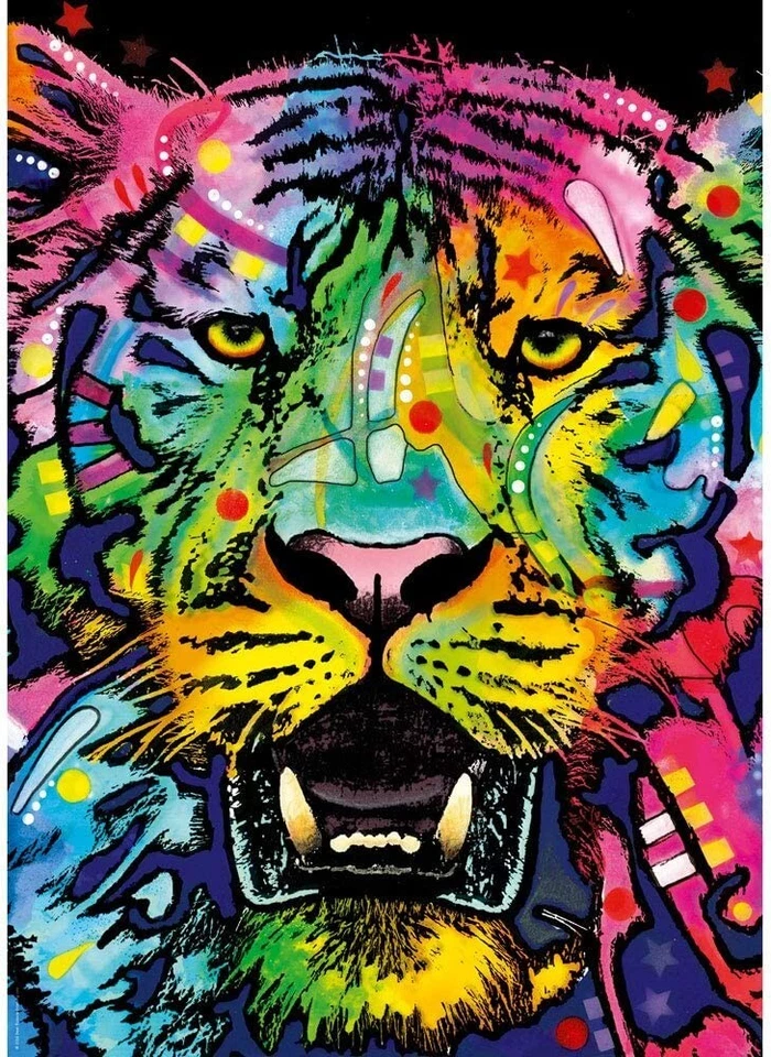 Heye Wild Tiger Puzzle 1000 Piece Puzzle - Image 2 of 3