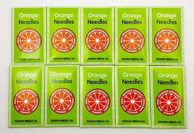 100 15X1 80/12 BALLPOINT ORANGE SEWING MACHINE NEEDLES HAX1 | eBay